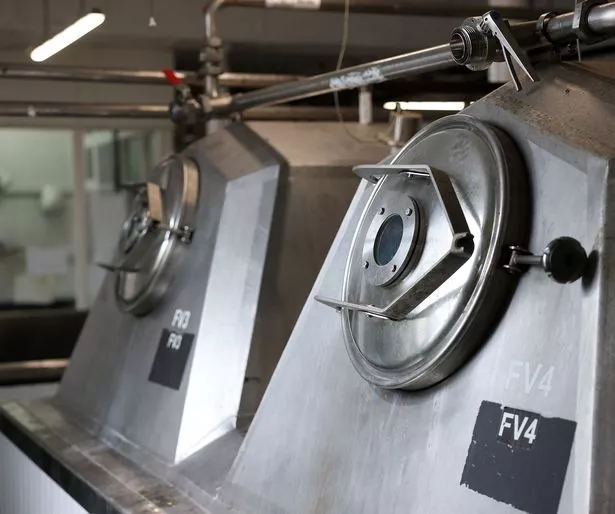 Fermentation vessels allow yeast to convert sugar into alcohol and carbon dioxide, before continuing on the next step of the journey