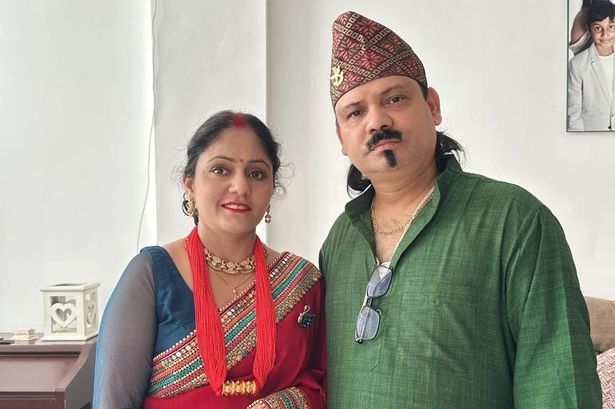 Husband and wife Laxman and Geeta Bhandari