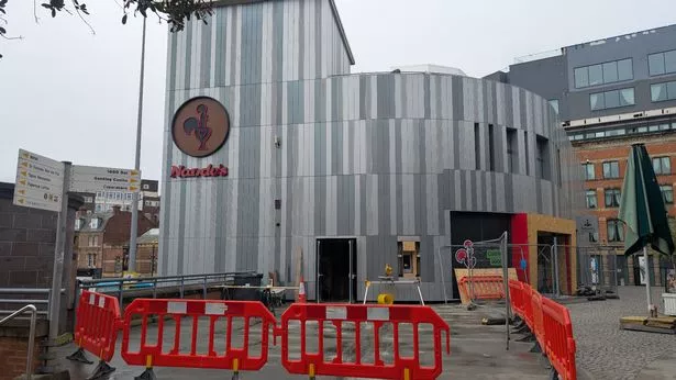 Construction is underway to reopen