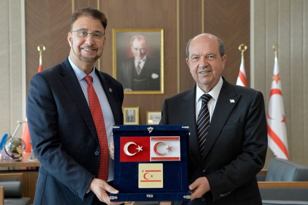 Afzal Khan meets Ersin Tatar