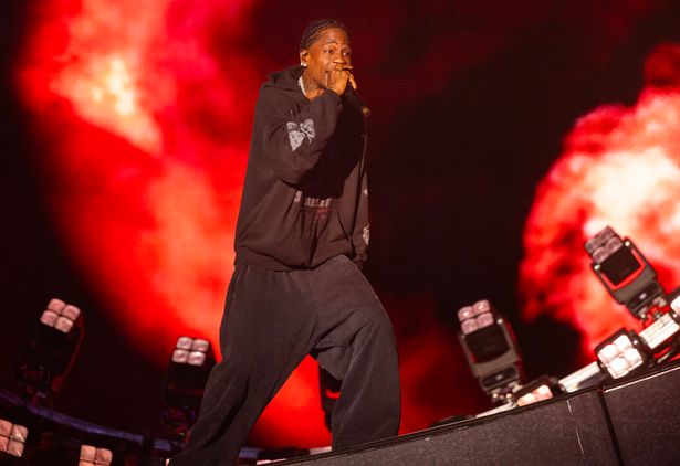 Travis Scott performing
