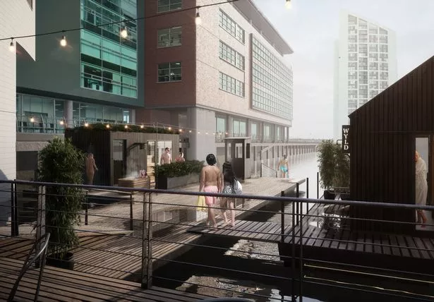 The second wyld sauna site at Prince's Dock