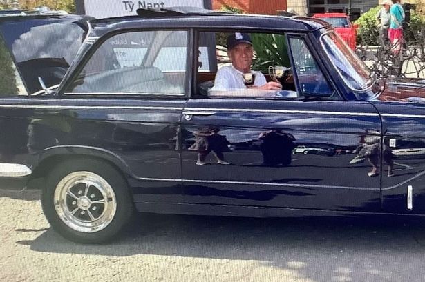 Graham Lomas and his pride and joy - the 1968 Triumph Vitesse.