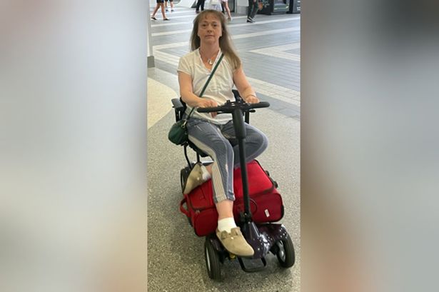 Jo bought her wheelchair specifically for travel 