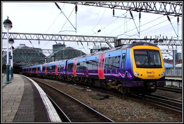 A Trans-Pennine-Express train 