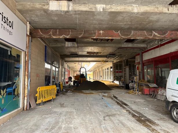 Despite a large amount of building work being captured in this photo, taken August 1, construction of the first phase of apartments is nearly complete