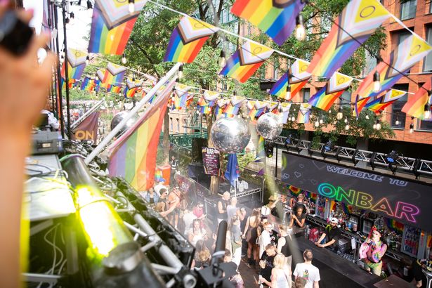 The Gay Village during Manchester Pride 2025