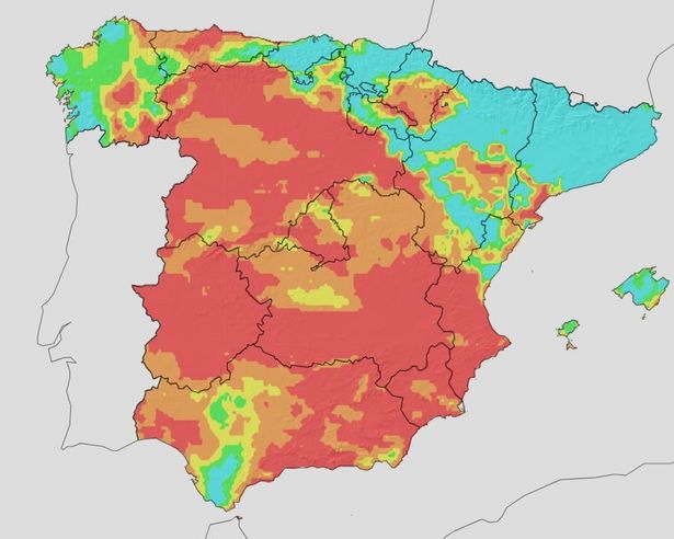 Aemet issues extreme red fire warnings for Spain for August 28, 2025