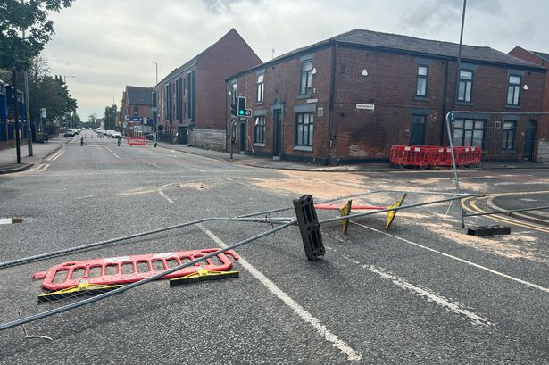 The area has been sealed off