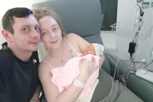 Kim Morgan, Jamie Webster and their daughter Ellie