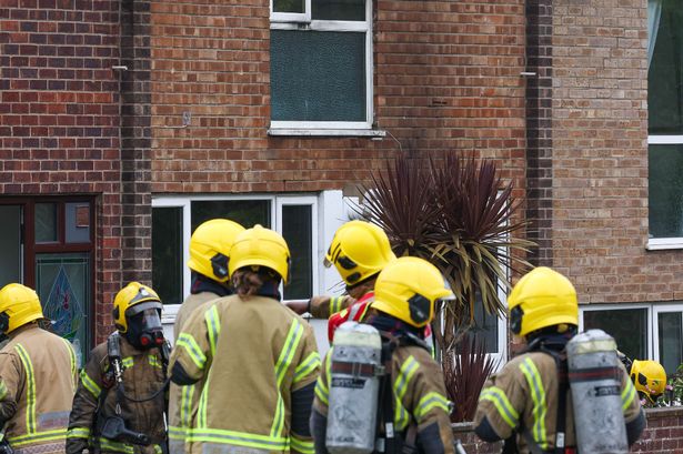 Fire and ambulance crews at the scene of a house fire in Barton Hill on the morning of Wednesday, August 13, 2025