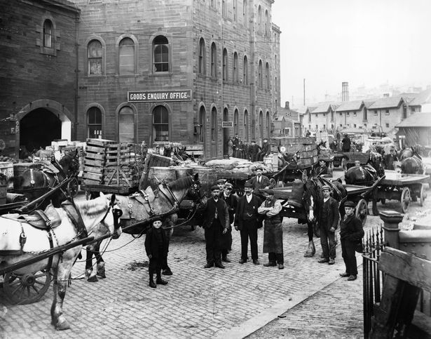 Buchanan Street Goods Depot, Glasgow c 1900