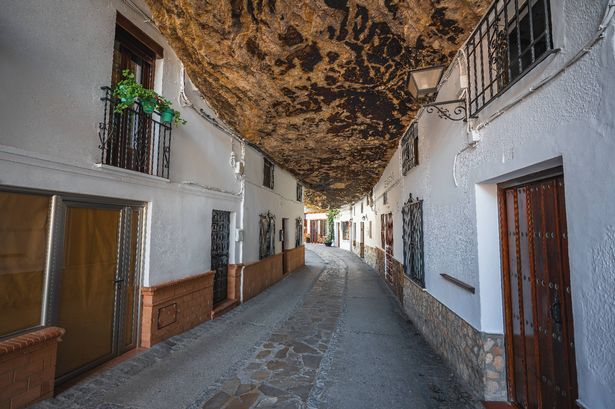 Calle Cuevas de la Sombra Street - Setenil de las Bodegas, Andalusia, Spain
