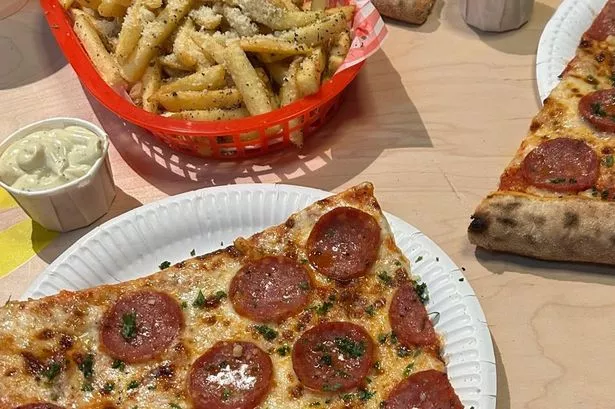 Civerinos pizza and fries