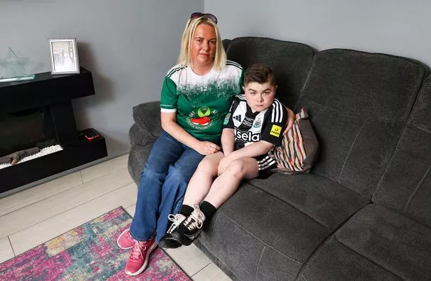 Colleen Pentony with her son Alfie from Newry.