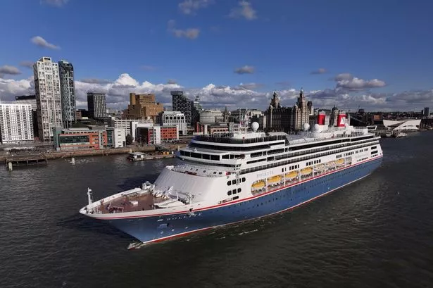 Fred. Olsen's ship Bolette in Liverpool