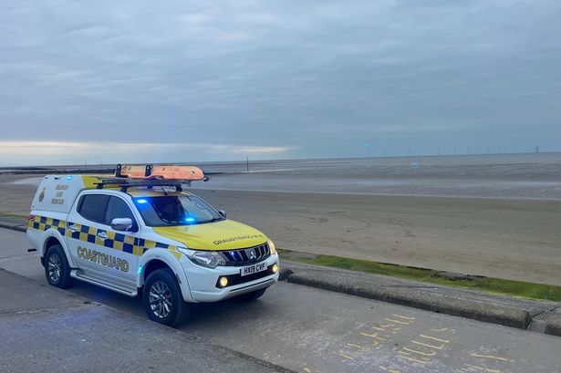 On Friday evening the Wirral Coastguard team was tasked to reports of a swimmer possibly in difficulty at Leasowe Bay