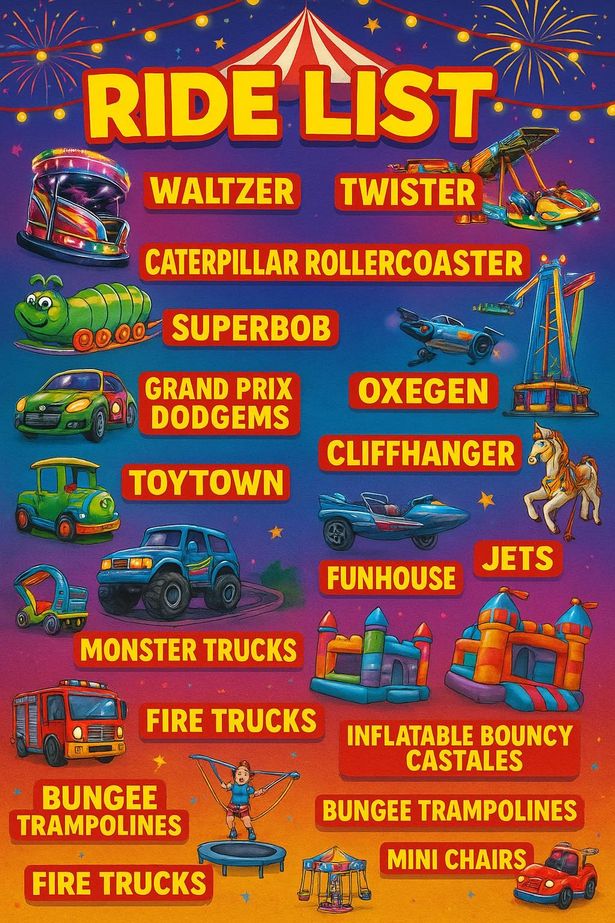 There are loads of rides to choose from