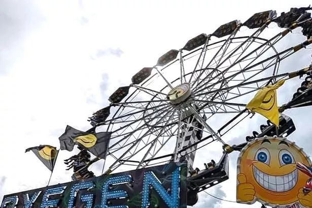 The fairground at Heaton Park