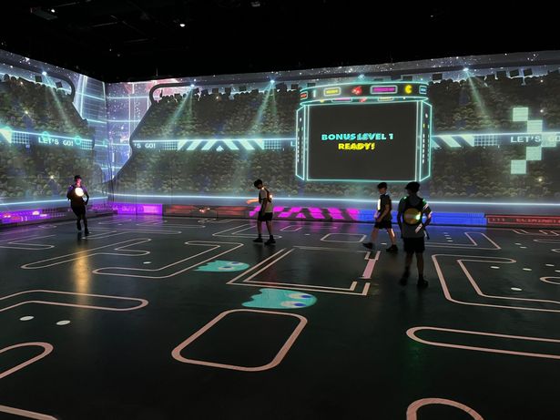 The immersive experience lets you take on the identity of Pac-Man himself and drops you into a real-life video game where you are chased by ghosts