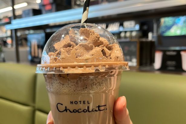 A chocolate shake at the new Hotel Chocolat Velvetiser Cafe