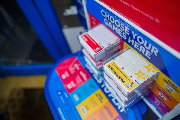 EuroMillions ticket stand