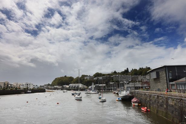 The marina is full of coastal charm