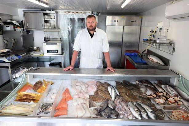 Fishmonger Darren Whelen 