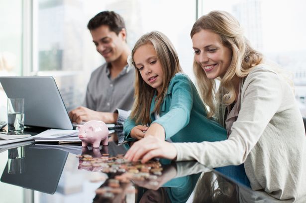 Family sorting finances