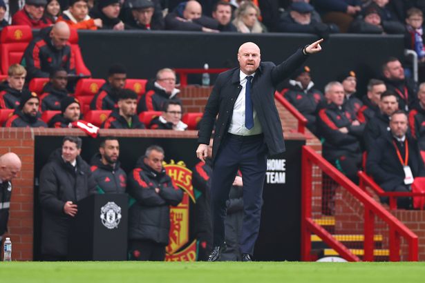 Sean Dyche at Old Trafford