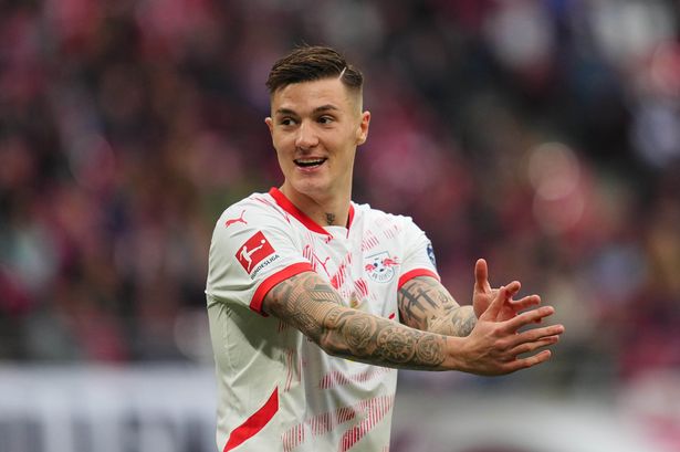 RB Leipzig striker Benjamin Sesko