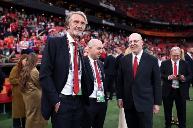Sir Jim Ratcliffe, Omar Berrada and Avram Glazer