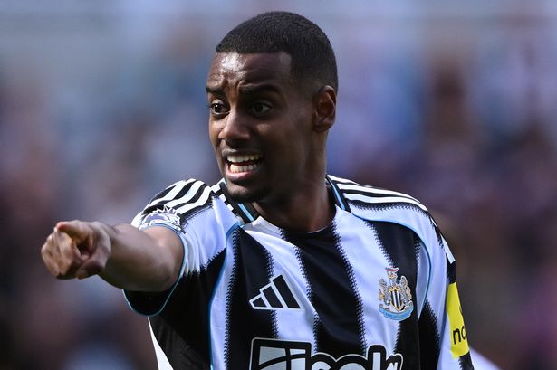 Newcastle striker Alexander Isak