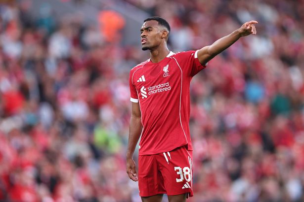 Liverpool midfielder Ryan Gravenberch