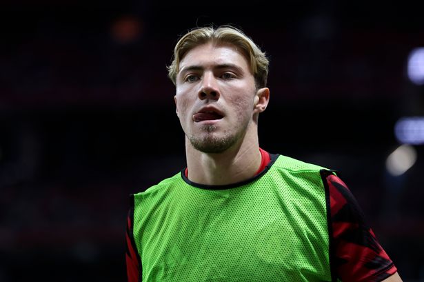 Man Utd striker Rasmus Hojlund. 