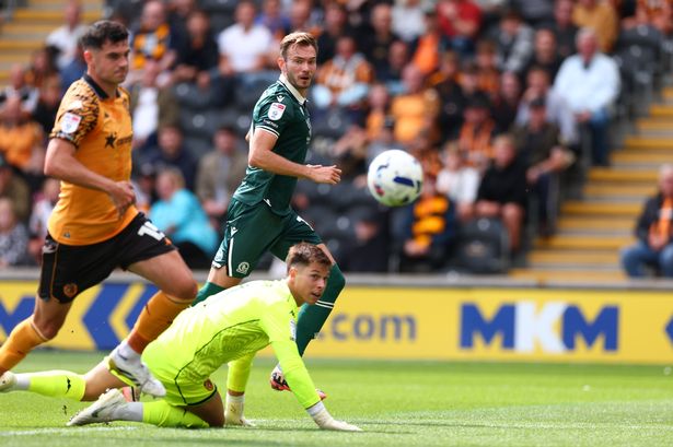 Ryan Hedges slots in Blackburn Rovers' opener at Hull City