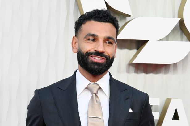 Mohamed Salah attends the "PFA Awards 2025" at the Manchester Opera House