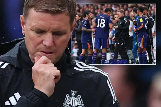 Newcastle United head coach Eddie Howe
