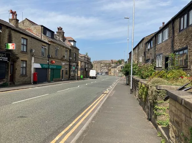 Newhey Road in Milnrow