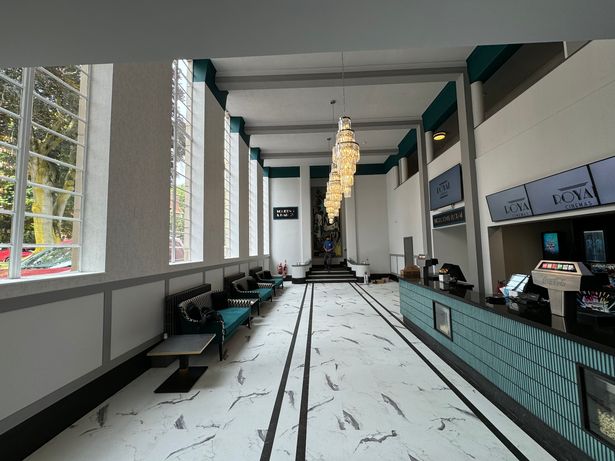 The foyer area at the Royal Cinema has returned the venue to its former Art Deco glory of the 1930s 