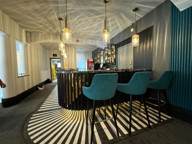 The bar area at the Royal Cinema in Sutton Coldfield means to venue is great for a night out not just a pop to the flicks said venue manager Des Christie 