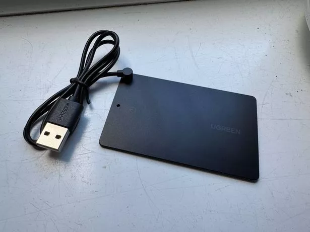 The Wallet Tracker charges via a magnetic cable that I'm definitely going to lose