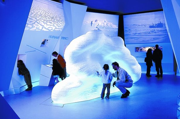 Iceberg at Dynamic Earth Edinburgh
