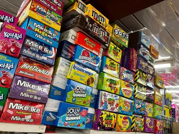American sweets on sale in Greater Manchester