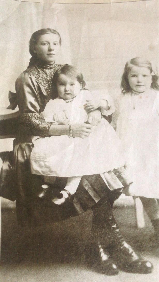 The Harper family who had a dairy on Rose Lane, Mossley Hill. Joan Fenney, nee Harper, is related to the Stockdale Dairy on Smithdown Road. Pictured, her mum, Doris Stockdale (holding the baby) when she lived in the Smithdown Dairy