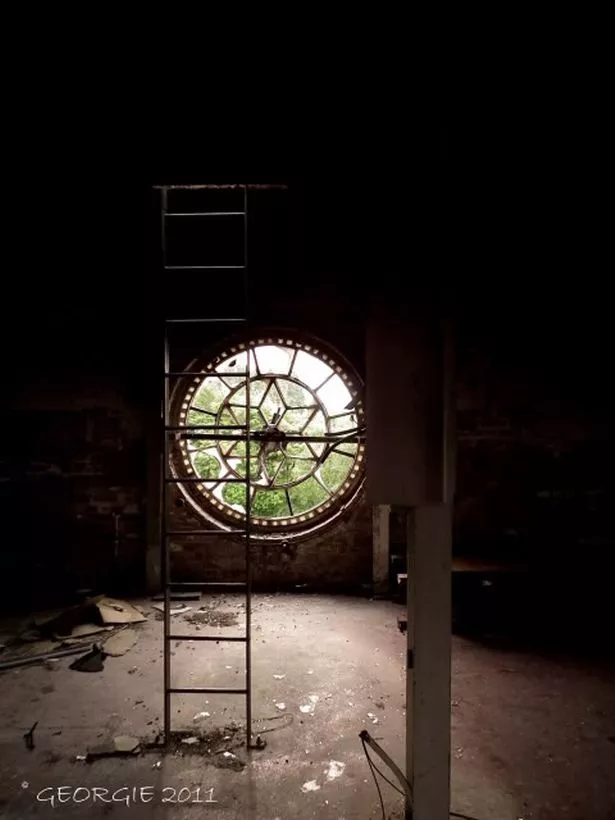 Inside the former Paradox nightclub clock tower