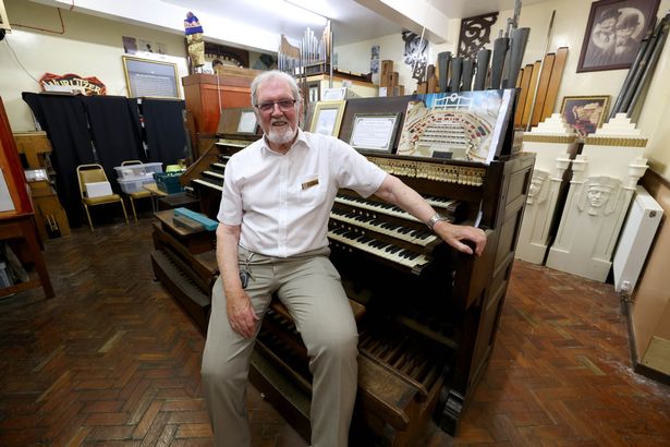Walter Baker, chairman of the Lancastrian Theatre Organ Trust 