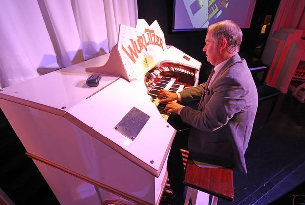 The Wurlitzer organ which is still entertaining audiences in Eccles