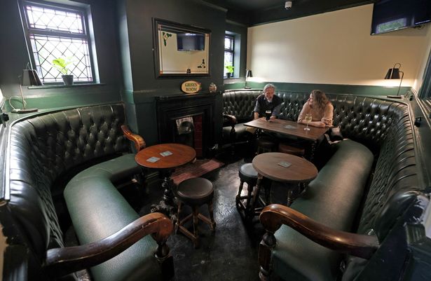 The pub is spread out across a number of rooms, including a Red Room and a Green Room