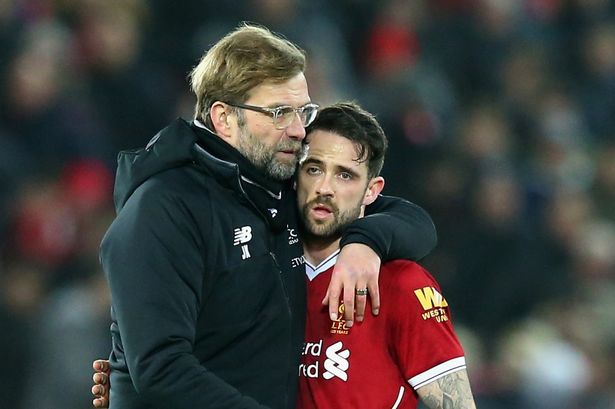 Jurgen Klopp with Danny Ings